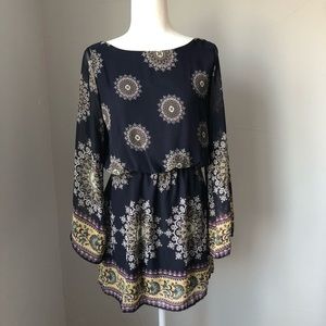 Paisley Dress.  Long sleeves.